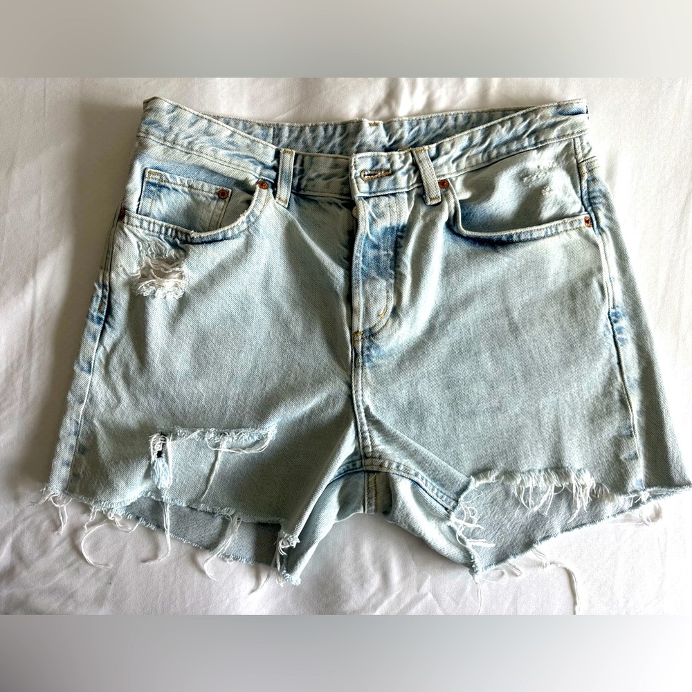 & Denim Jean Shorts